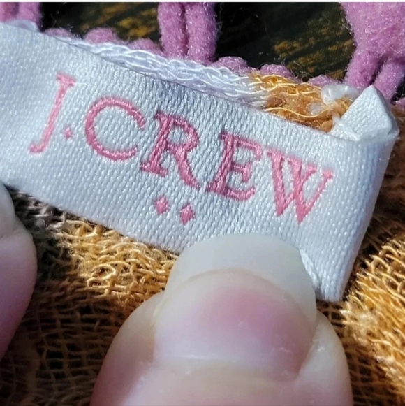 J.Crew Women’s Infinity Scarf Pink Orange Green Spring Cozy Accessory One Size - Picture 4 of 4